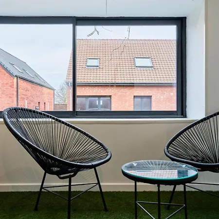 Renovated Two-bedroom Loft Veranda Apartment Tourcoing